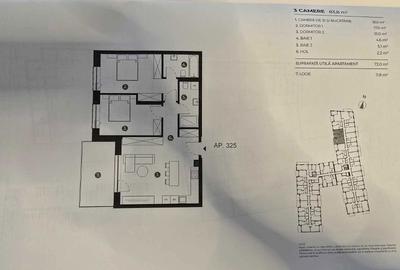 Apartament cu 3 camere decomandat în Exterior Vest