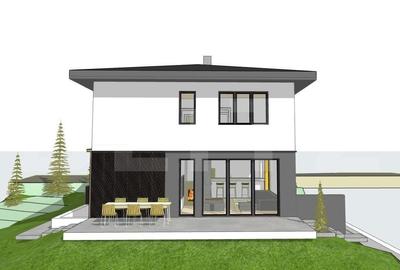 Casa 191 mp la rosu, teren 550 mp, zona profi, vedere panoramica - 1