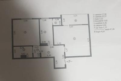 Apartament cu 2 camere decomandat în Micro 20 - 9