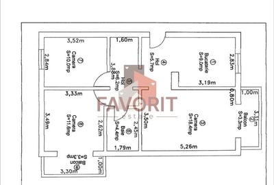 3 camere | 2 balcoane | renovat recent | zona excelenta | mobilat si utilat | - 15