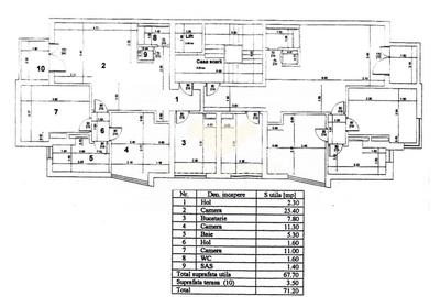 Apartament cu 3 camere semidecomandat, mobilat în Kiseleff - 14