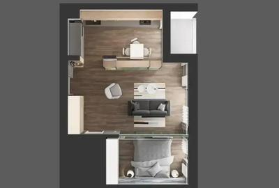 Studio modern de închiriat | Cloud 9 Residence | București - 12