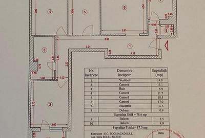Apartament 4 camere decomandat, Vedere Mixta, Metrou Lujerului, Bloc Anvelopat - 19