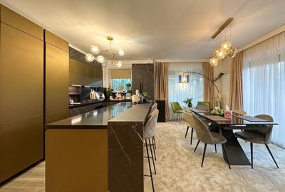Apartament cu 6 camere decomandat, mobilat în Barbu Văcărescu