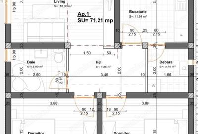 Casă cu 3 camere cu Teren 175 Mp în Giroc