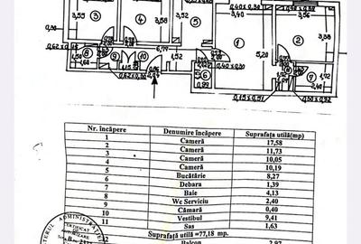 Apartament cu 4 camere semidecomandat, mobilat în Rahova - 3