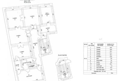 Apartament cu 5 camere semidecomandat în Central