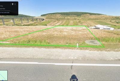 Teren intravilan 2900 mp zona industrială, Vâlcele (Cluj), front DN60 - 1