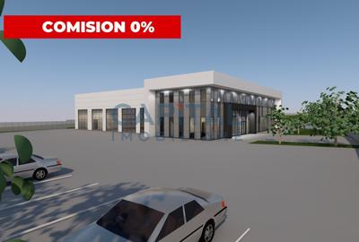 Fara comicion! Teren 10000 mp, front 60 m la DN, A/C HALA service auto, Iclod CJ - 1