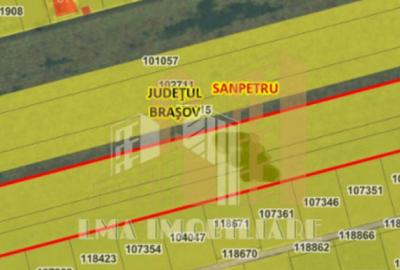 Teren de 17400 mp, în Sânpetru