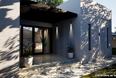 Casa individuala parter - 4 camere - 2 bai - 420 mp teren - 14