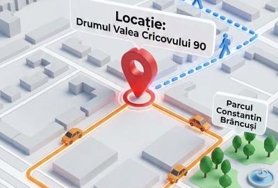 Teren 1109 mp,15m deschidere+ BONUS drum, Prelungirea Ghencea, Drumul Cricovului - 3