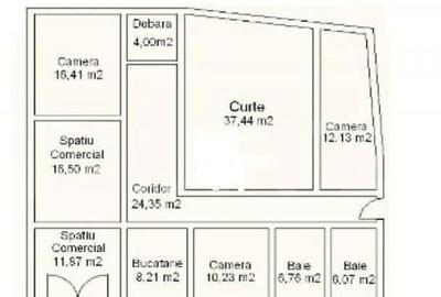 Spatiu comercial 5 camere 116 mp utili cu un vad excelent, z - 1