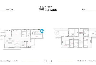 De vanzare doua VILE DE LUX cu vedere la lac CORBEANCA - 3