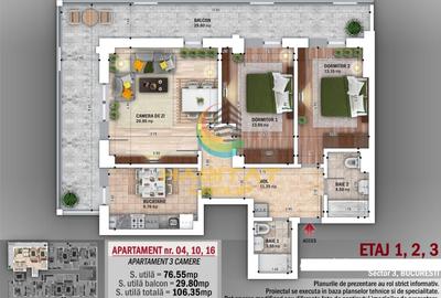 Apartament cu 3 camere decomandat în Nicolae Grigorescu - 2