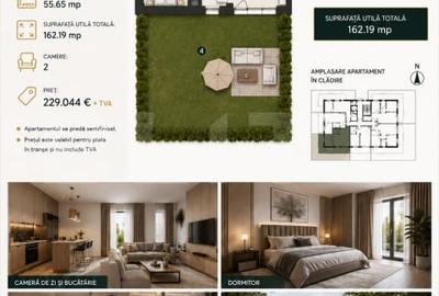 Apartament cu 2 camere semidecomandat în Bună Ziua - 2