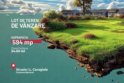 Oportunitate rezidentiala, Teren intravilan 594 mp, Comuna Berceni - 3