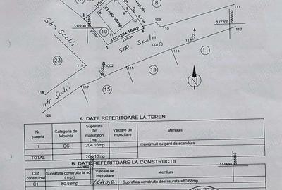 Casă cu 3 camere în Odăi - 1