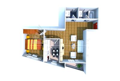 Apartament cu 2 camere semidecomandat în Tomis Nord - 1