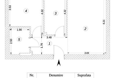 Apartament cu 2 camere, mobilat în Băneasa - 8