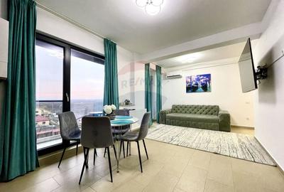 Apartament cu 2 camere semidecomandat, mobilat în Central