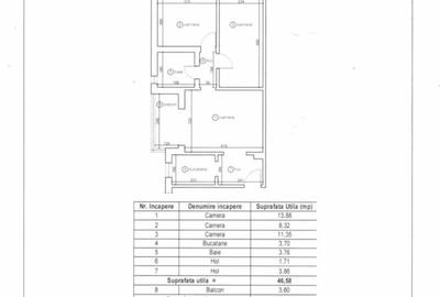 Apartament 3 camere, complet mobilat si utilat. Zona ITC, Vlahuta - 21