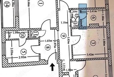 Apartament 4 camere DECOMANDAT N.Grigorescu-Titan Apartament 4 camere DECOMANDAT N.Grigorescu-Titan - 2