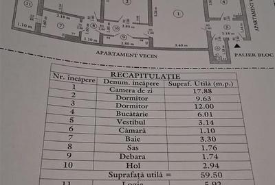 Apartament de 3 camere Titan cu centrala proprie - 4