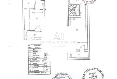 Apartament cu 2 camere, mobilat în Ferdinand - 10