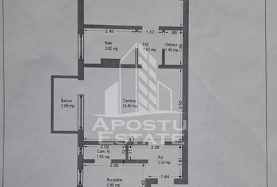 Apartament cu 2 camere semidecomandat, mobilat în Tipografilor - 2