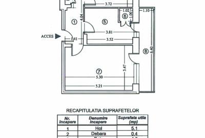 Apartament cu 2 camere decomandat în B-dul București - 18