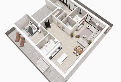 Apartament cu 3 camere decomandat în Tomis Plus