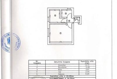 Garsoniera zona Nord, partial renovata, cu centrala termica - 2