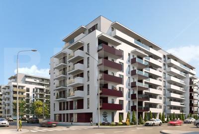 Apartament cu 2 camere, 58 mp, Ansamblu Rezidential, zona RIVUS