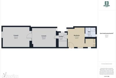 Apartament cu 2 camere în Central - 1