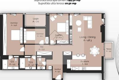 Apartament cu 4 camere în Băneasa - 1