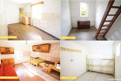 Casă cu 5 camere cu Teren 1373 Mp în Brad - 1