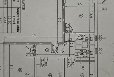 Apartament cu 3 camere decomandat în Ultracentral - 1