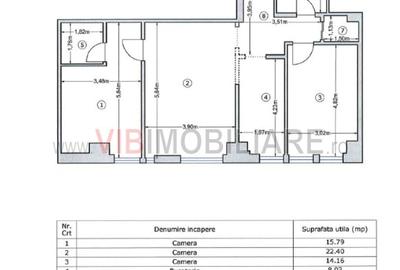 Apartament cu 3 camere semidecomandat, mobilat în Drumul Taberei - 6