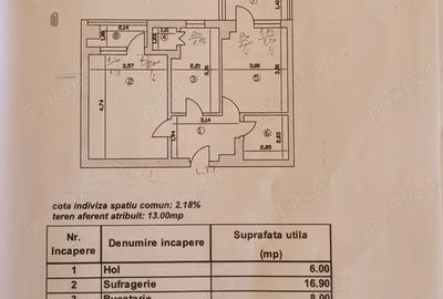 Vand apartament 2 camere 54 metri patrati zona ultracentrala Pa?cani - 2