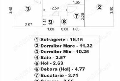 Apartament cu 2 camere decomandat în Central - 7