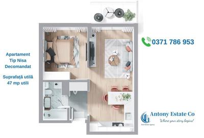 Apartament cu 2 camere decomandat în Seleuș - 2