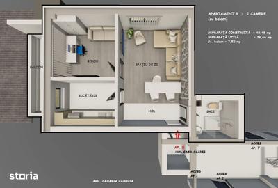 Apartament cu 2 camere în Central - 1