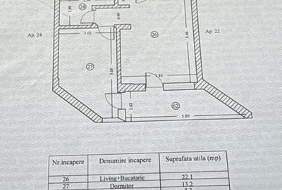 Apartament cu 2 camere în Nord - 4