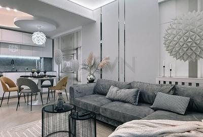 Apartament cu 3 camere semidecomandat, mobilat în Pipera