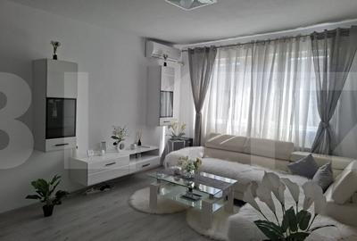Apartament cu 3 camere, 58 mp, semidecomandat, zona spitalul Judetean