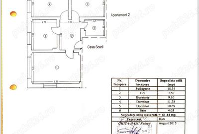 Vand apartament 3 cam decom. parter, in vila (P+2), Faleza N, cu loc de parcare - 2