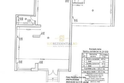 Spațiu comercial, de 151.30000305176 mp, în Central - 6