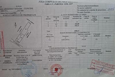Casă cu 4 camere cu Teren 1090 Mp în Clinceni