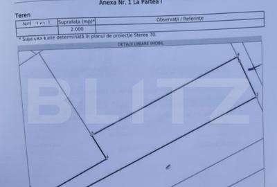 Teren extravilan,loc.Ipotesti,2000mp,front stradal 22 ml - 1